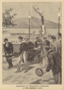 Assassination of Empress Elisabeth of Austria by French School